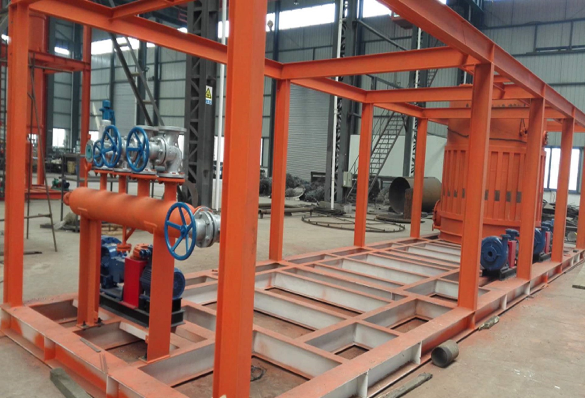 Designing and manufacturing of skid-mounted equipment